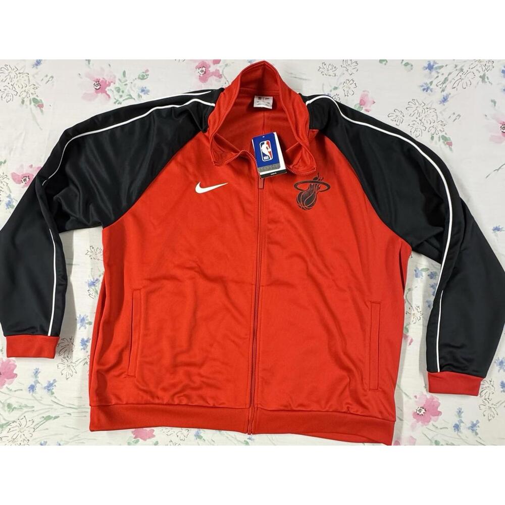 Nike Miami heat nba Courtside Track Jacket Mens NWT size XXL